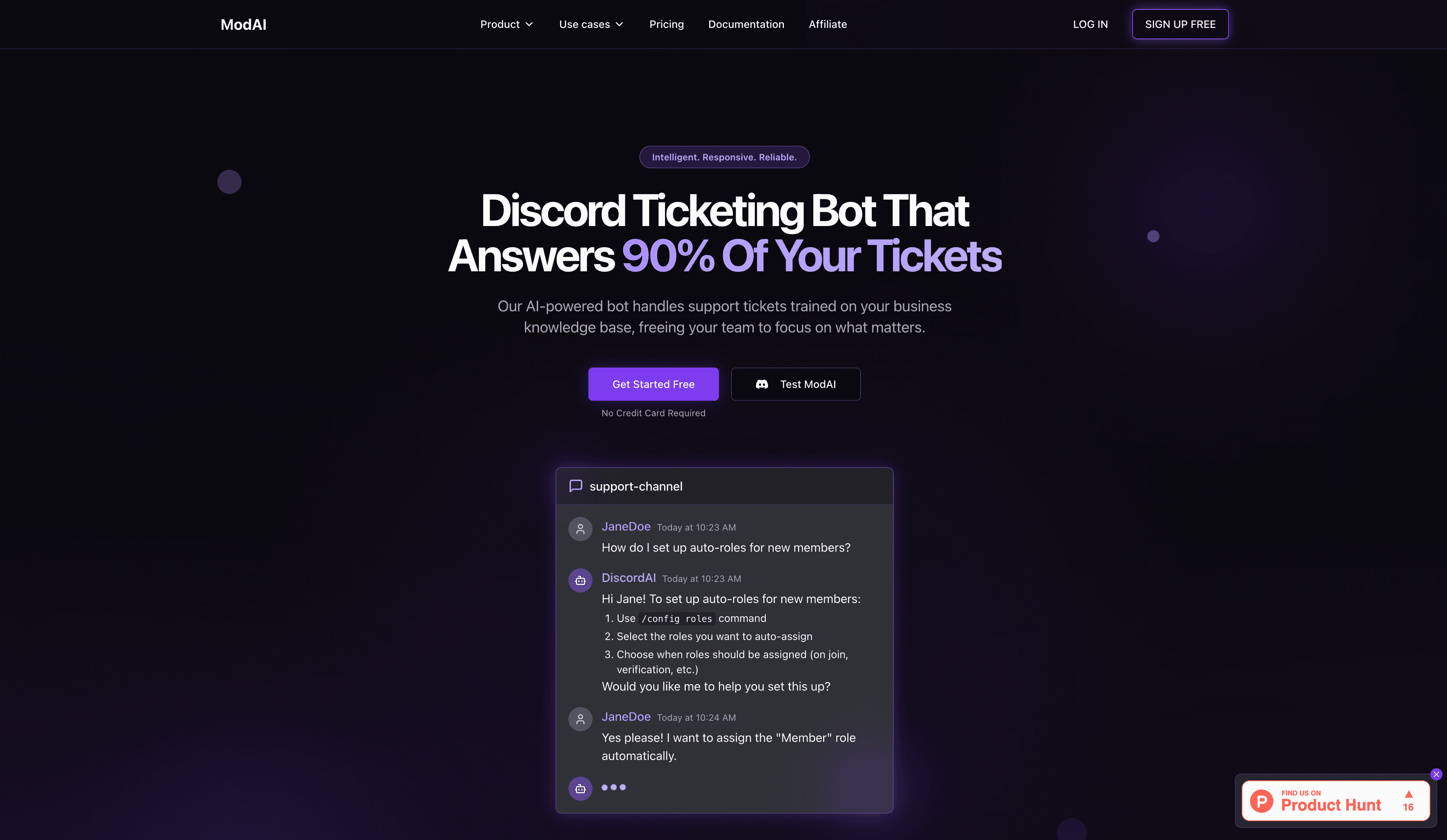 AI-Powered Discord Ticketing Bot